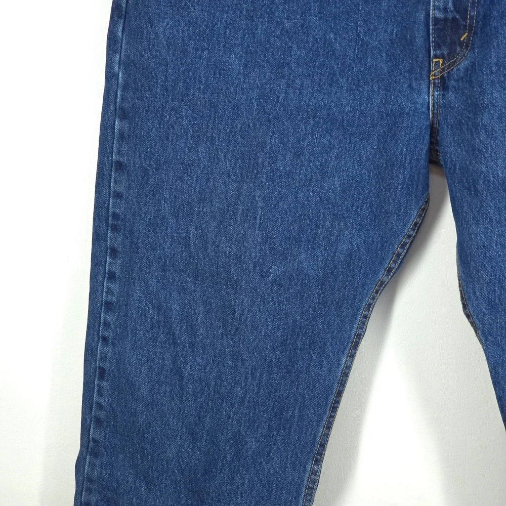 Levi's 505 Denim Jeans Mens 42x29 (44x29) Dark Wash‎ Regular Fit Straight Leg